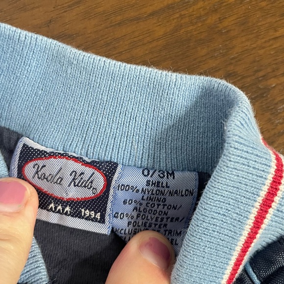 Koala jacket boys 0-3 month blue “lil slugger” wind sports bomber jacket cl - Picture 2 of 5